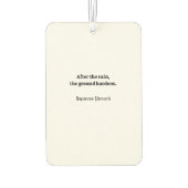 Nach dem Regen (Japanische Wasserfarbenlandschaft Autolufterfrischer (Rückseite)