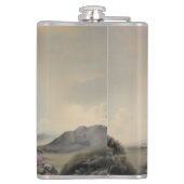 Nach dem Regen (Japanische Wasserfarbenlandschaft  Flachmann (Rückseite)