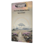 Nach dem Regen (Japanische Wasserfarbenlandschaft Klemmbrett (Links)