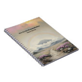 Nach dem Regen (Japanische Wasserfarbenlandschaft  Notizblock (Rechte Seite)