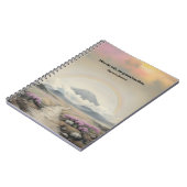 Nach dem Regen (Japanische Wasserfarbenlandschaft  Notizblock (Linke Seite)