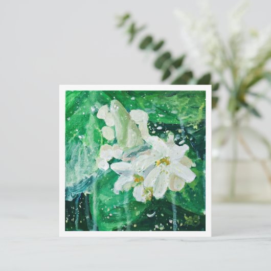 Nach dem Regen Karte (Stehend Vorderseite)