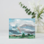 Nach dem Regen Postkarte (Stehend Vorderseite)