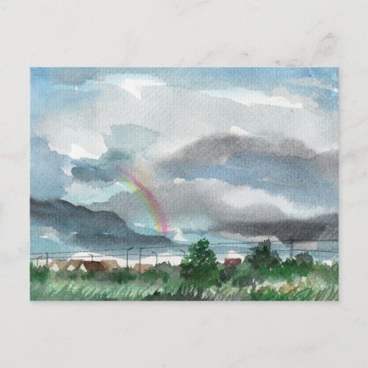 Nach dem Regen Postkarte (Vorderseite)