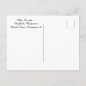 Nach dem Regen....... Postkarte (Rückseite)