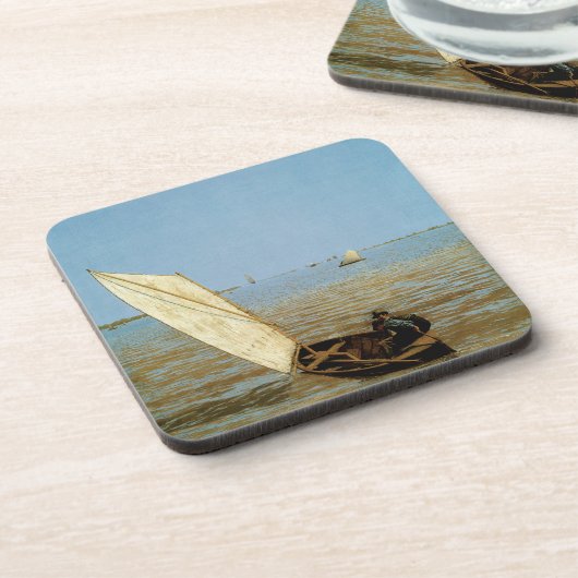 Nach dem Regen starten Getränkeuntersetzer (Linke Seite)