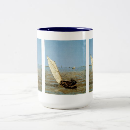 Nach dem Regen starten Zweifarbige Tasse (Mittel)