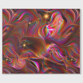 Nach dem Regen Wirbel Schönes Abstrakt Geschenkpapier (Flach)