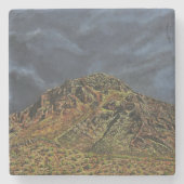 Nach dem Regenstein-Untersetzer Steinuntersetzer (Vorderseite)