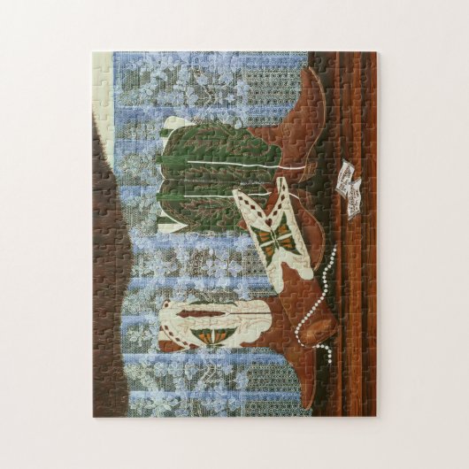 Nach dem Rodeotanz Puzzle (Vertikal)