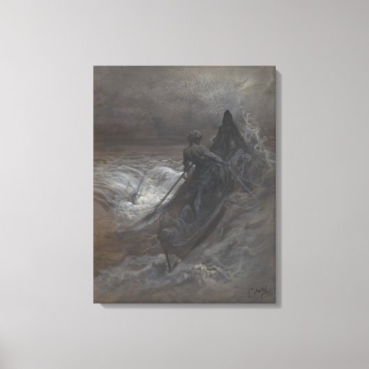 Nach dem Schiffbruch durch Gustave Doré Leinwanddruck (Vorderseite)