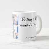 Nach dem Schneefall - Martha's Vineyard Jumbo-Tasse (Vorderseite Rechts)