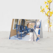 Nach dem Schneefall - Martha's Vineyard Karte (Gelbe Blume)