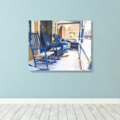 Nach dem Schneefall - Martha's Vineyard Leinwanddruck (Insitu (Holzboden))