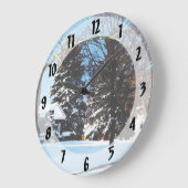 Nach dem Schneesturm Große Wanduhr (Winkel)