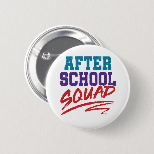 Nach dem Schulquadrat Button (Vorne & Hinten)