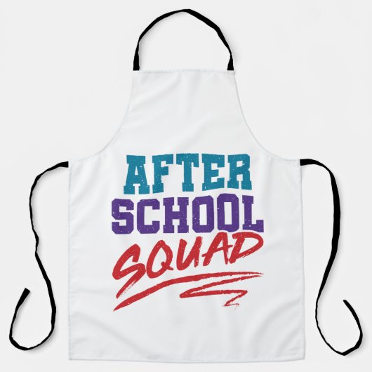 Nach dem Schulquadrat Schürze (Vorderseite)