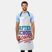 Nach dem Schulquadrat Schürze (Getragen)