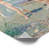 Nach dem Schwimmen | Paul Fischer Poster (Ecke)