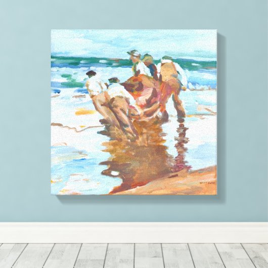 Nach dem Start des Curragh Paul Henry Leinwanddruck (Insitu (Holzboden))