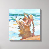 Nach dem Start des Curragh Paul Henry Leinwanddruck (Vorderseite)