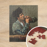 Nach dem Stierkampf | Mary Cassatt Puzzle<br><div class="desc">Nach dem Bullfight oder Toreador (1873) von der amerikanischen Impressionistin Mary Cassatt. Original-Kunstwerk ist ein Ölgemälde auf der Leinwand,  das ein Portrait eines Stierkämpfers darstellt,  der nach seinem Kampf eine Zigarette raucht. Verwenden Sie die Entwurfstools,  um einen benutzerdefinierten Text hinzuzufügen oder das Bild zu personalisieren.</div>