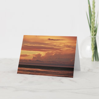 Nach dem Sturm 7 x 5 geklappte Grußkarte - leer Karte