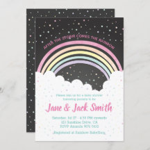 Nach dem Sturm kommt der Regenbogen | Babydusche