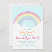 Nach dem Sturm kommt der Regenbogen| Sprinklen Einladung (Vorderseite)