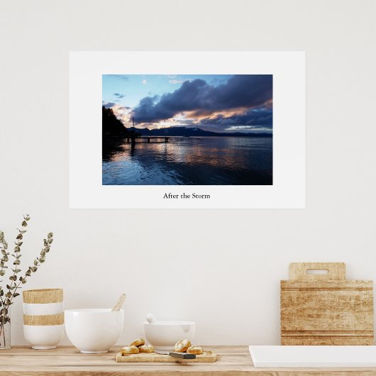Nach dem Sturm Poster (Küche)