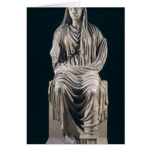 Nach dem Tod Statue von Livia von Velleia