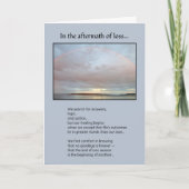 Nach dem Verlust... Karte (Vorderseite)