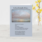 Nach dem Verlust... Karte (Gelbe Blume)
