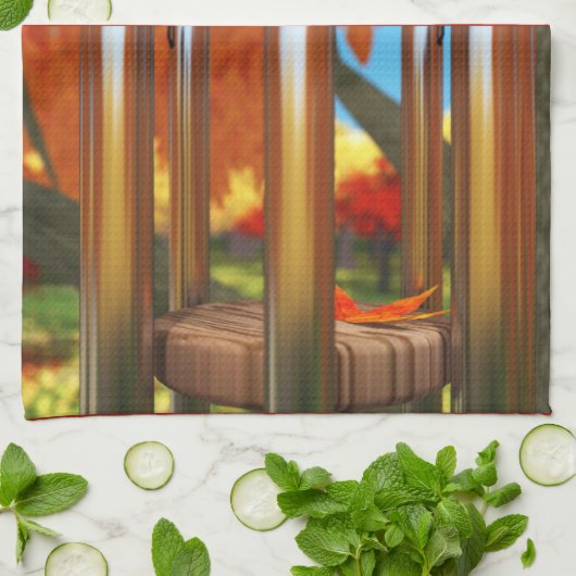 Nach dem Windküchenhandtuch Geschirrtuch (Gefaltet)