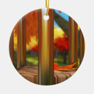 Nach dem Windschmuck Keramikornament