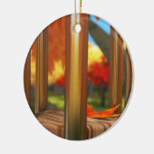 Nach dem Windschmuck Keramikornament (Links)