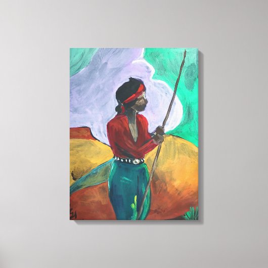 Nach dem Zeichn - Der kleine Schäfer Leinwanddruck (Vorderseite)