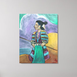 Nach dem Zeichn - die kleine Scheune Leinwanddruck