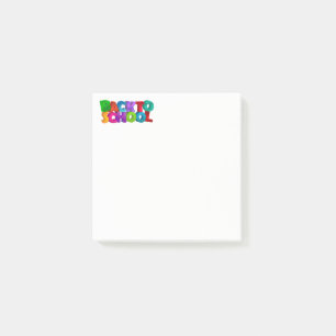 Nach den Hinweisen zur Schule Post-it Klebezettel