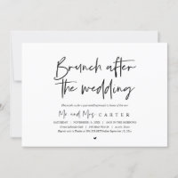 Nach den Kräften, Post Hochzeit Brunch