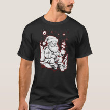 Nach den Lieferungen – Müder Santa Line T-Shirt