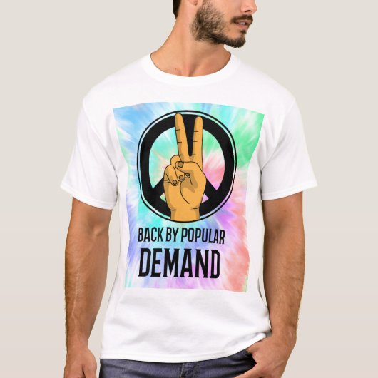 Nach der allgemeinen Nachfrage zurück | Peace Sign T-Shirt (Vorderseite)