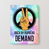 Nach der allgemeinen Nachfrage zurück | Schaltfläc Button (Vorderseite)