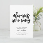 Nach der Arbeit Party Unternehmenseinladung Einladung (Stehend Vorderseite)