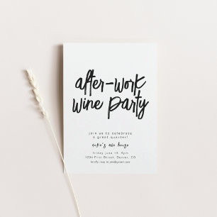 Nach der Arbeit Party Unternehmenseinladung Einladung