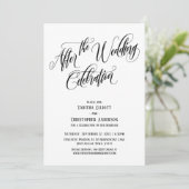 Nach der Hochzeitsfeier - Begräbnisskript Einladung (Stehend Vorderseite)