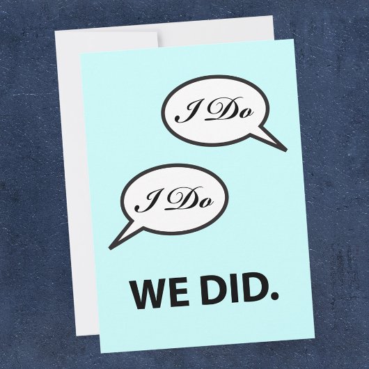 Nach der Hochzeitsfeier ich tue, haben wir eingela Einladung