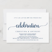 Nach der Hochzeitsfeier, rustikale Entspannung in Einladung (Vorderseite)