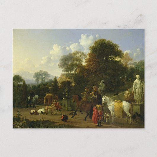 Nach der Jagd, c.1644 Postkarte (Vorderseite)