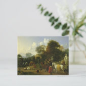 Nach der Jagd, c.1644 Postkarte (Stehend Vorderseite)